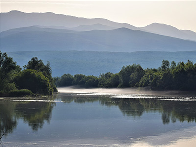 Schöne Flusslandschaft in Sinj, Dalmatien. Fotograf: Monika Vrgoč
